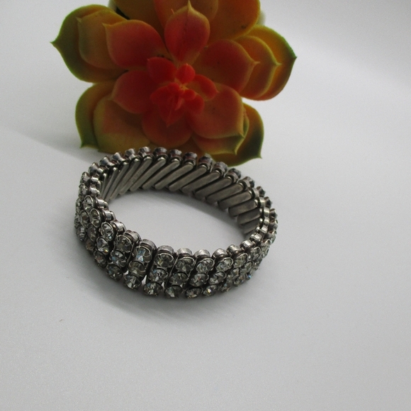 Bracelet vintage rhinestone - Picture 10 of 12